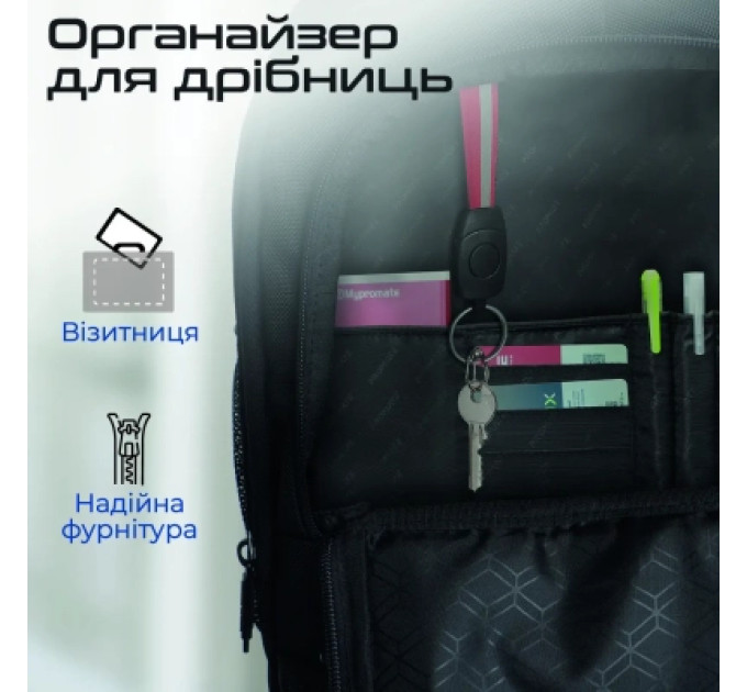 Promate Рюкзак для ноутбука Promate 18" Rover-TR black (crampack-tr.black)