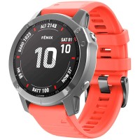 Ремінець до смарт-годинника Armorstandart Silicone для Garmin 26mm Coral Red (ARM87729)