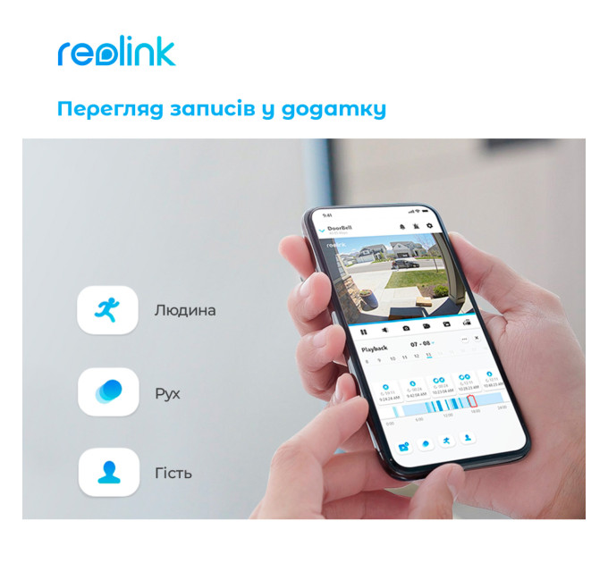 Reolink Відеодзвінок Reolink D340W (Video Doorbell WiFi)