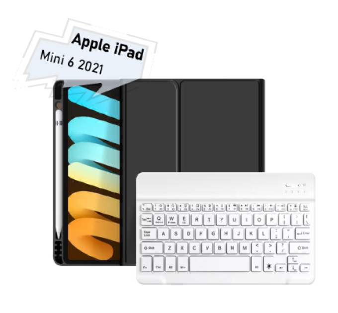 BeCover Чохол до планшета BeCover with keyboard Apple iPad Mini 6 2021 Black (712986)