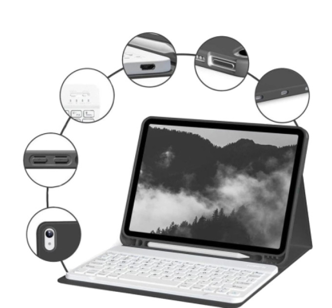 BeCover Чохол до планшета BeCover with keyboard Apple iPad Mini 6 2021 Black (712986)