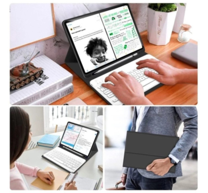 BeCover Чохол до планшета BeCover with keyboard Apple iPad Mini 7 2024 Black (712992)