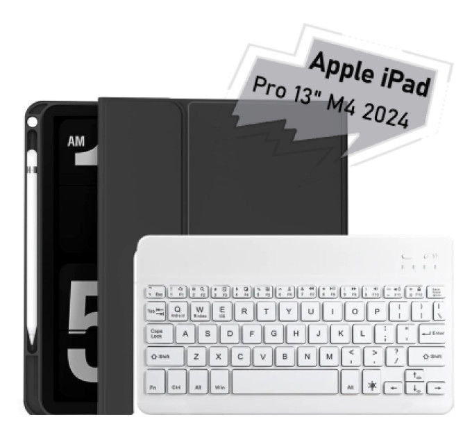 BeCover Чохол до планшета BeCover with keyboard Apple iPad Pro 13" M4 2024 Black (713003)