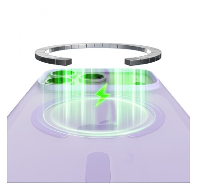 Belkin Чохол до мобільного телефона Belkin Magnetic Protective Grip iPhone 17 Pro Lavender (MSA035HQLV)