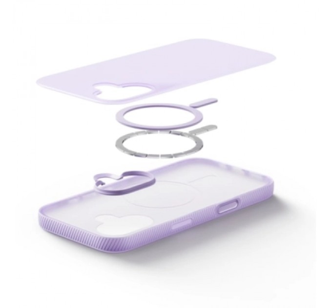 Belkin Чохол до мобільного телефона Belkin Magnetic Protective Grip iPhone 17 Lavender (MSA034HQLV)