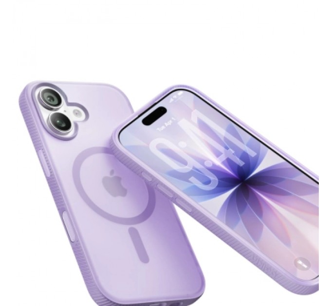 Belkin Чохол до мобільного телефона Belkin Magnetic Protective Grip iPhone 17 Lavender (MSA034HQLV)