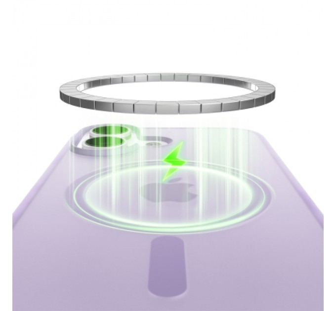 Belkin Чохол до мобільного телефона Belkin Magnetic Protective Grip iPhone 17 Lavender (MSA034HQLV)