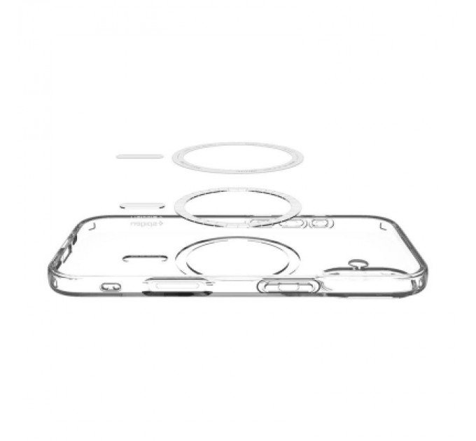 Spigen Чохол до мобільного телефона Spigen Liquid Crystal MagFit iPhone 17 Clear White (ACS10397)