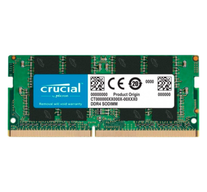 Micron Модуль пам'яті для ноутбука SoDIMM DDR4 16GB 3200 MHz Micron (CT16G4SFRA32AT)