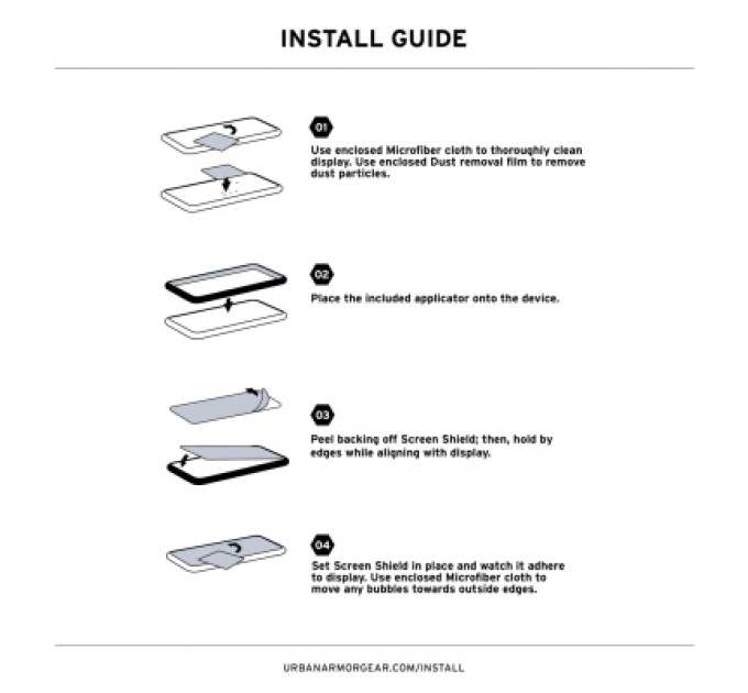 UAG Скло захисне UAG iPhone 17 Pro Max Transparent (14438211VNA)