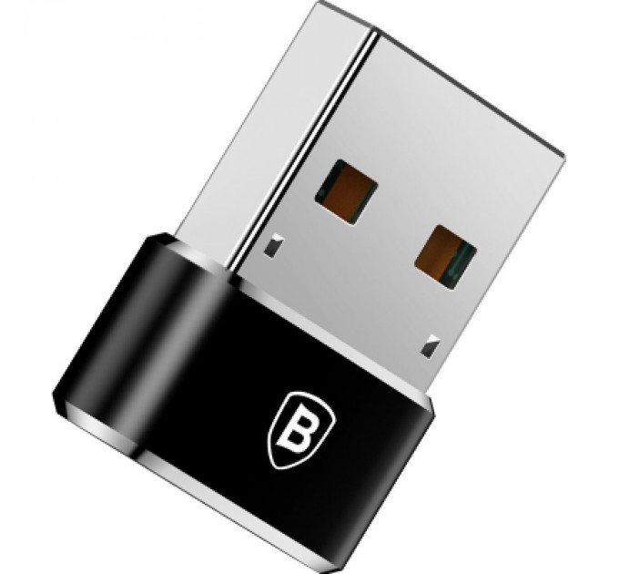 Baseus Перехідник USB 2.0 AF to USB-C black Baseus (CAAOTG-01)