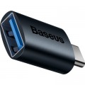 Baseus Перехідник OTG USB 3.1 AF to USB-C blue Baseus (ZJJQ000003)