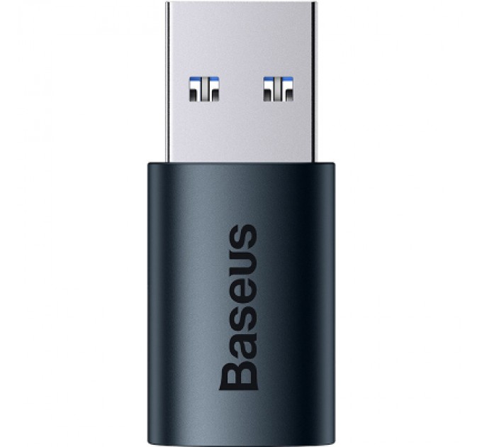 Baseus Перехідник USB 3.1 M to USB-C F blue Baseus (ZJJQ000103)