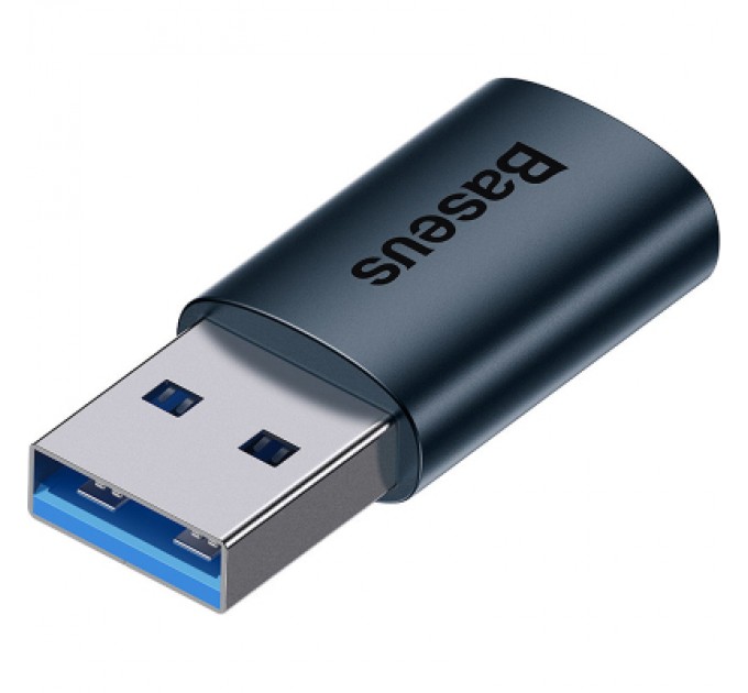 Baseus Перехідник USB 3.1 M to USB-C F blue Baseus (ZJJQ000103)