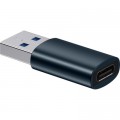 Baseus Перехідник USB 3.1 M to USB-C F blue Baseus (ZJJQ000103)