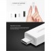Ugreen Перехідник OTG USB 3.0 AF to USB-C US173 White Ugreen (30155)