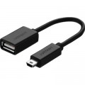 Ugreen Перехідник OTG USB 2.0 AF to Mini 5P 0.1m US249 black Ugreen (10383)