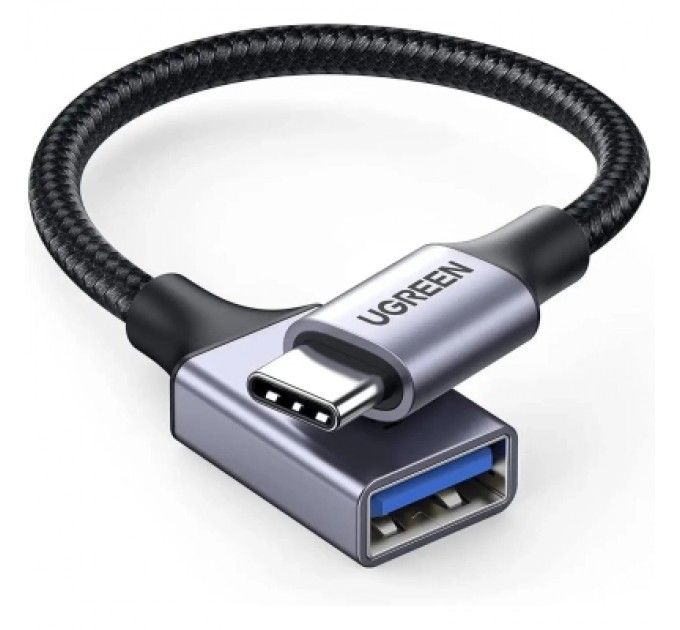 Ugreen Перехідник OTG USB 3.0 AF to USB-C 0.1m US378 black Ugreen (70889)