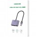 Ugreen Перехідник USB 3.0 to HDMI + VGA CM449 gray Ugreen (20518)