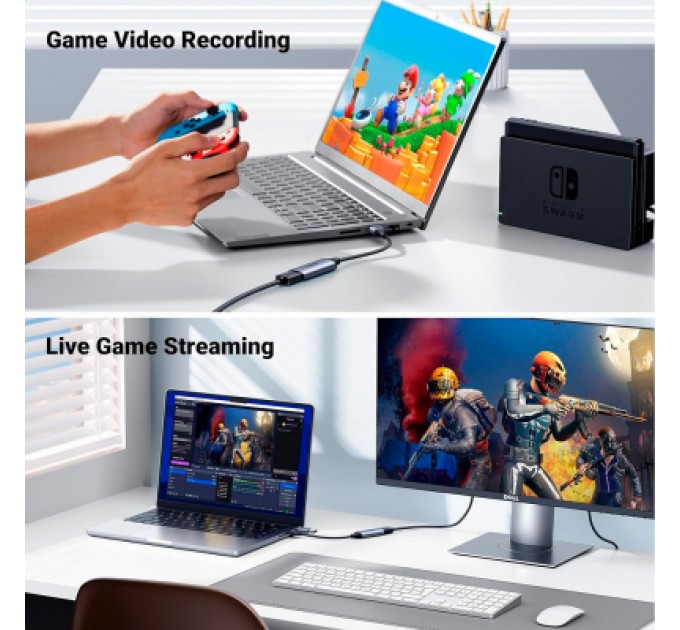 Ugreen Перехідник USB/USB-C to HDMI 4K/60Hz Ugreen (40189)