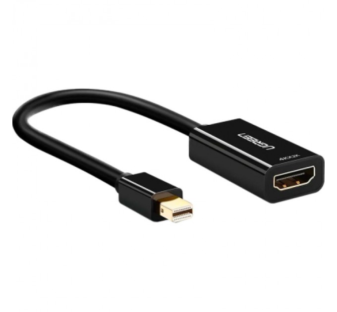 Ugreen Перехідник Mini DisplayPort M to HDMI F 4K 30Hz black Ugreen (40360)