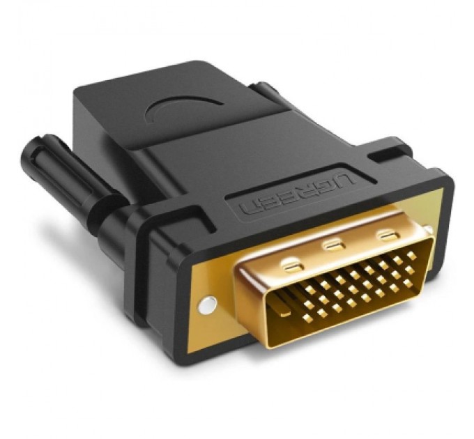 Ugreen Перехідник DVI 24+1 M to HDMI F black Ugreen (20124)