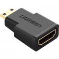 Ugreen Перехідник Mini HDMI M to HDMI F black Ugreen (20101)