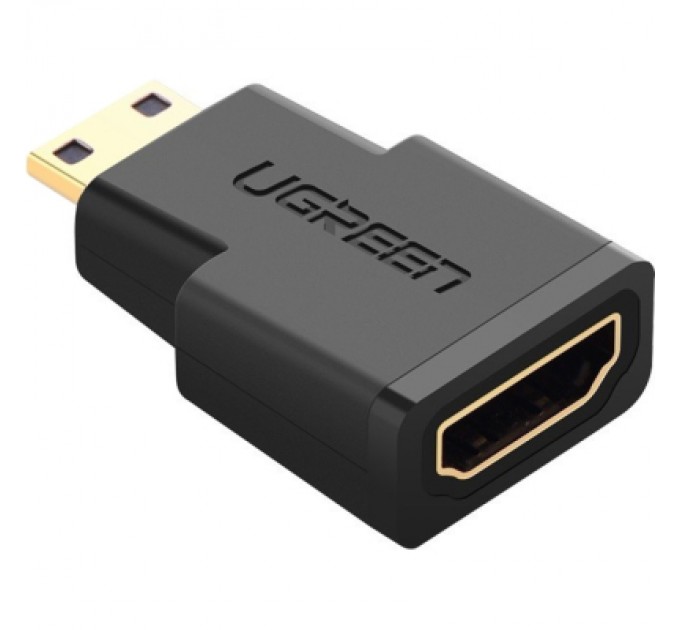 Ugreen Перехідник Mini HDMI M to HDMI F black Ugreen (20101)