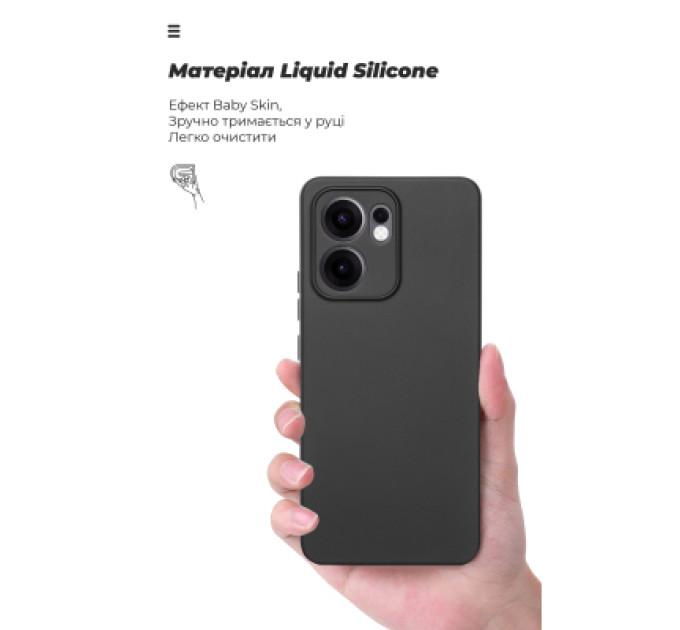 Armorstandart Чохол до мобільного телефона Armorstandart ICON OPPO Reno13 F 4G / Reno13 F 5G / Reno13 FS 5G Camera cover Black (ARM82930)