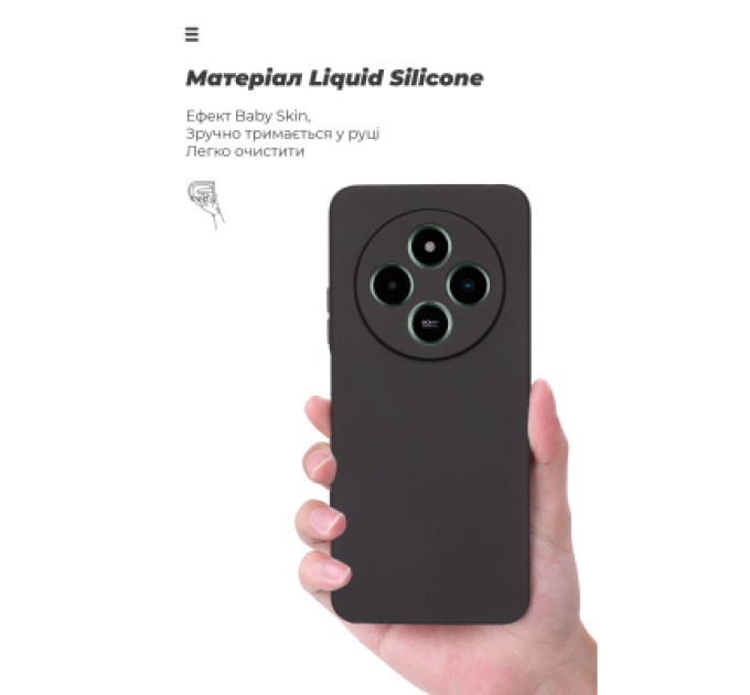 Armorstandart Чохол до мобільного телефона Armorstandart ICON Xiaomi Poco M7 5G Camera cover Black (ARM85161)