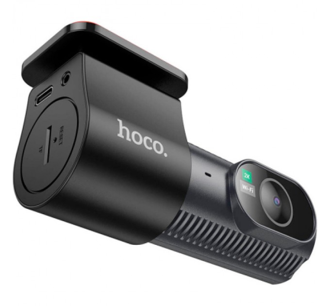HOCO Відеореєстратор HOCO DV8 2K display hidden driving recorder with rear camera Black (6942007623384)