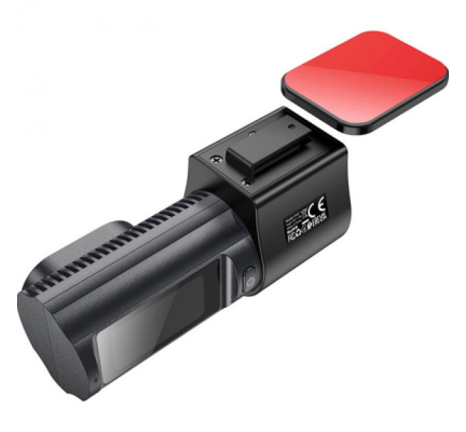 HOCO Відеореєстратор HOCO DV8 2K display hidden driving recorder with rear camera Black (6942007623384)