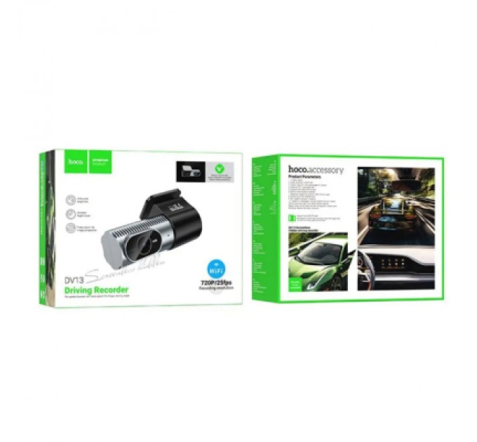 HOCO Відеореєстратор HOCO DV13 Screenless hidden driving recorder Iron Gray (6942007644167)