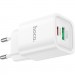 HOCO Зарядний пристрій HOCO C149A Charm 1xUSB-C PD30W + 1xUSB QC3.0 White (6942007630337)