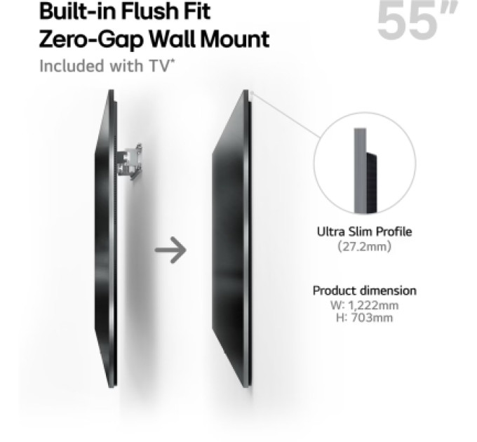 LG Телевізор LG OLED55G54LW
