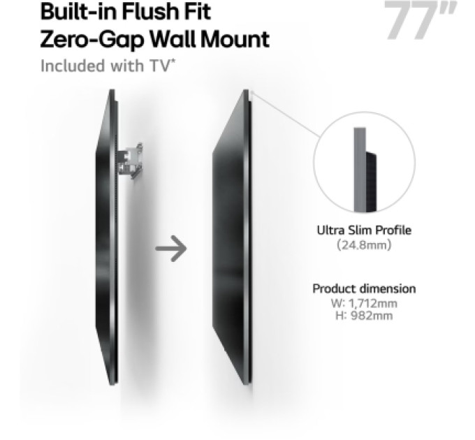 LG Телевізор LG OLED77G54LW