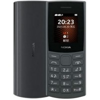 Мобильный телефон Nokia 105 2023 Single Sim Charcoal; 1.8" (160x120) TFT / клавиатурный моноблок / ОЗУ 4 МБ / 4 МБ встроенной / без камеры / 2G (GSM) / 115.1x49.4x14.5 мм, 78.7 г / 1000 мАч / черный