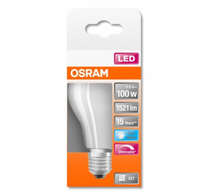 Osram Лампочка Osram SST CLAS A 100 12 W/4000K E27 (4058075434707)