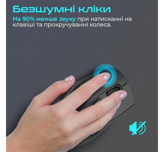 Promate Миша бездротова Promate Samit Black