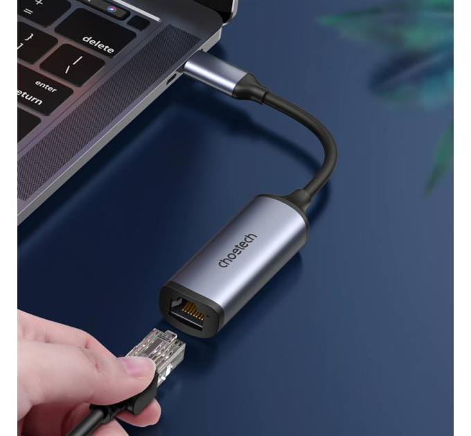 Choetech Мережевий адаптер Choetech HUB-R02 USB-C to RJ45 2.5Gbps