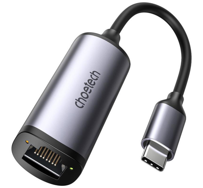 Choetech Мережевий адаптер Choetech HUB-R02 USB-C to RJ45 2.5Gbps
