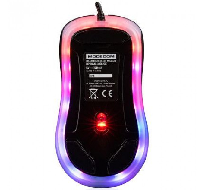 Мишка Modecom Volcano GMX Assassin RGB Silent USB Black (M-MC-GMX-SILENT-ASSASSIN)