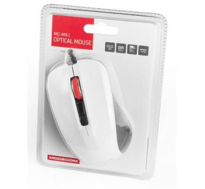 Мишка Modecom MC-M9.1 USB White (M-MC-00M9.1-200)