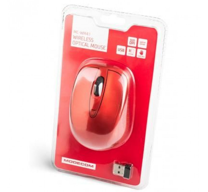 Мишка Modecom MC-WM4.1 Wireless Red (M-MC-0WM4.1-500)