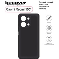 Чохол до мобільного телефона BeCover Silicone Xiaomi Redmi 15С 4G/5G Black (713784)
