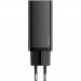 Baseus Зарядний пристрій Baseus 2xUSB 65W GaN (USB-C+USB-A) black (CCGAN2L-B01)