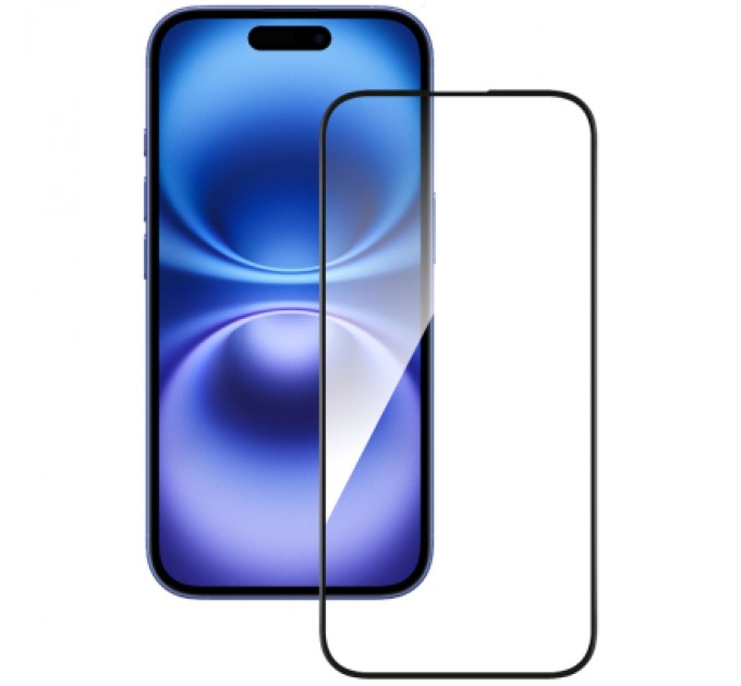 ACCLAB Скло захисне ACCLAB Full Glue Apple iPhone 16 Plus Black (1283126593260)