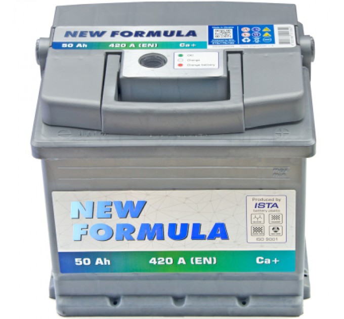 NEW FORMULA Акумулятор автомобільний NEW FORMULA 50Ah Ев (-/+) 420EN (5502204209)
