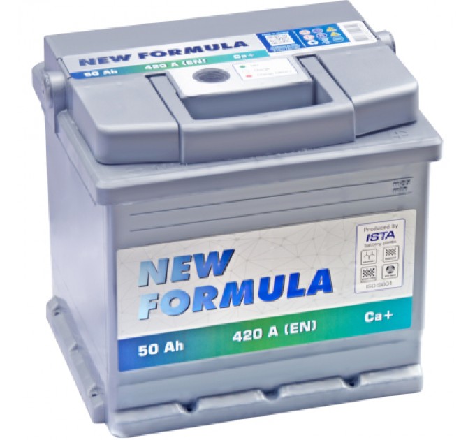 NEW FORMULA Акумулятор автомобільний NEW FORMULA 50Ah Ев (-/+) 420EN (5502204209)
