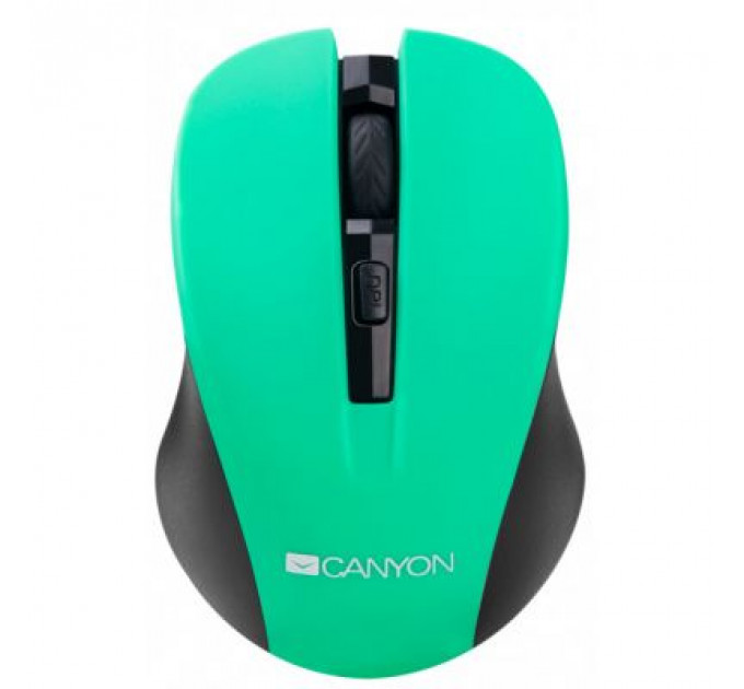 Мишка Canyon CNE-CMSW1GR Wireless Black-Green (CNE-CMSW1GR)